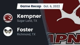 Recap: Kempner  vs. Foster  2022