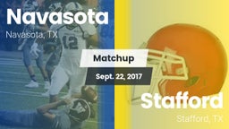 Matchup: Navasota  vs. Stafford  2017