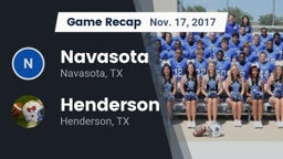 Recap: Navasota  vs. Henderson  2017