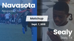 Matchup: Navasota  vs. Sealy  2018