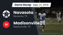 Recap: Navasota  vs. Madisonville  2018