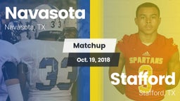 Matchup: Navasota  vs. Stafford  2018