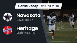 Recap: Navasota  vs. Heritage  2018