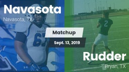 Matchup: Navasota  vs. Rudder  2019