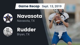 Recap: Navasota  vs. Rudder  2019