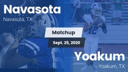 Matchup: Navasota  vs. Yoakum  2020