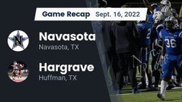 Recap: Navasota  vs. Hargrave  2022