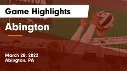 Abington  Game Highlights - March 28, 2022