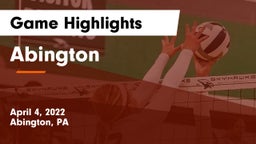Abington  Game Highlights - April 4, 2022