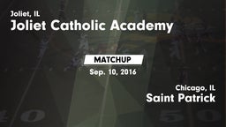 Matchup: Joliet Catholic  vs. Saint Patrick  2016