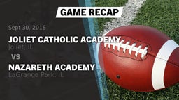 Recap: Joliet Catholic Academy  vs. Nazareth Academy  2016