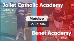 Matchup: Joliet Catholic  vs. Benet Academy  2016