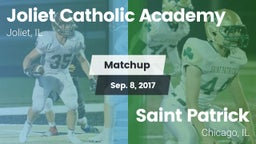 Matchup: Joliet Catholic  vs. Saint Patrick  2017