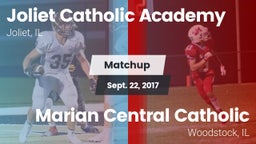 Matchup: Joliet Catholic  vs. Marian Central Catholic  2017