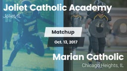 Matchup: Joliet Catholic  vs. Marian Catholic  2017