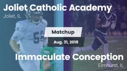 Matchup: Joliet Catholic  vs. Immaculate Conception  2018