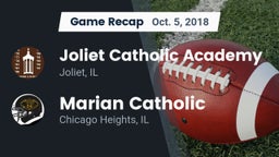 Recap: Joliet Catholic Academy  vs. Marian Catholic  2018