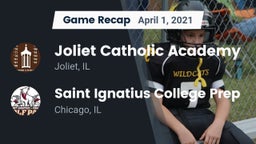 Recap: Joliet Catholic Academy  vs. Saint Ignatius College Prep 2021