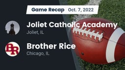 Recap: Joliet Catholic Academy  vs. Brother Rice  2022