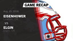 Recap: Eisenhower  vs. Elgin  2016