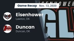 Recap: Eisenhower  vs. Duncan  2020