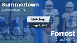 Matchup: Summertown High vs. Forrest  2017