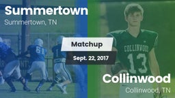 Matchup: Summertown High vs. Collinwood  2017