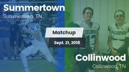 Matchup: Summertown High vs. Collinwood  2018