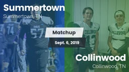 Matchup: Summertown High vs. Collinwood  2019