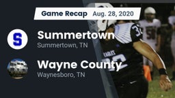 Recap: Summertown  vs. Wayne County  2020