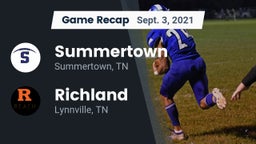 Recap: Summertown  vs. Richland  2021
