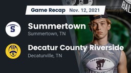 Recap: Summertown  vs. Decatur County Riverside  2021
