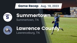 Recap: Summertown  vs. Lawrence County  2023