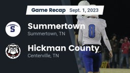 Recap: Summertown  vs. Hickman County  2023