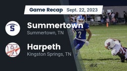 Recap: Summertown  vs. Harpeth  2023