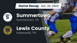 Recap: Summertown  vs. Lewis County  2023