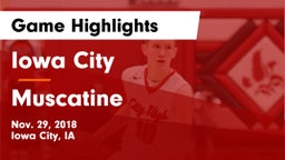 Iowa City  vs Muscatine  Game Highlights - Nov. 29, 2018