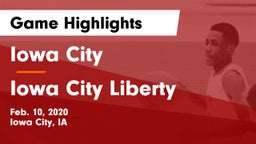 Iowa City  vs Iowa City Liberty  Game Highlights - Feb. 10, 2020