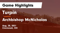 Turpin  vs Archbishop McNicholas  Game Highlights - Aug. 28, 2021