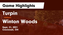 Turpin  vs Winton Woods  Game Highlights - Sept. 21, 2021