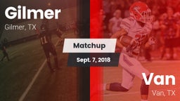 Matchup: Gilmer  vs. Van  2018