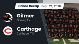 Recap: Gilmer  vs. Carthage  2018