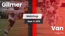 Matchup: Gilmer  vs. Van  2019