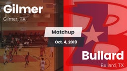 Matchup: Gilmer  vs. Bullard  2019
