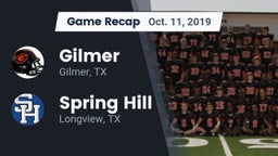 Recap: Gilmer  vs. Spring Hill  2019