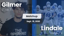 Matchup: Gilmer  vs. Lindale  2020