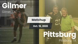Matchup: Gilmer  vs. Pittsburg  2020