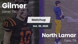 Matchup: Gilmer  vs. North Lamar  2020