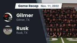 Recap: Gilmer  vs. Rusk  2022