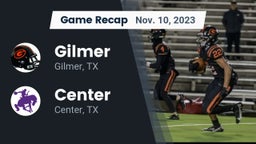 Recap: Gilmer  vs. Center  2023